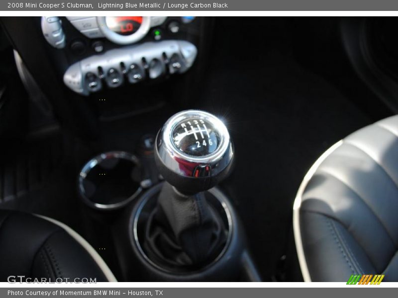 Lightning Blue Metallic / Lounge Carbon Black 2008 Mini Cooper S Clubman