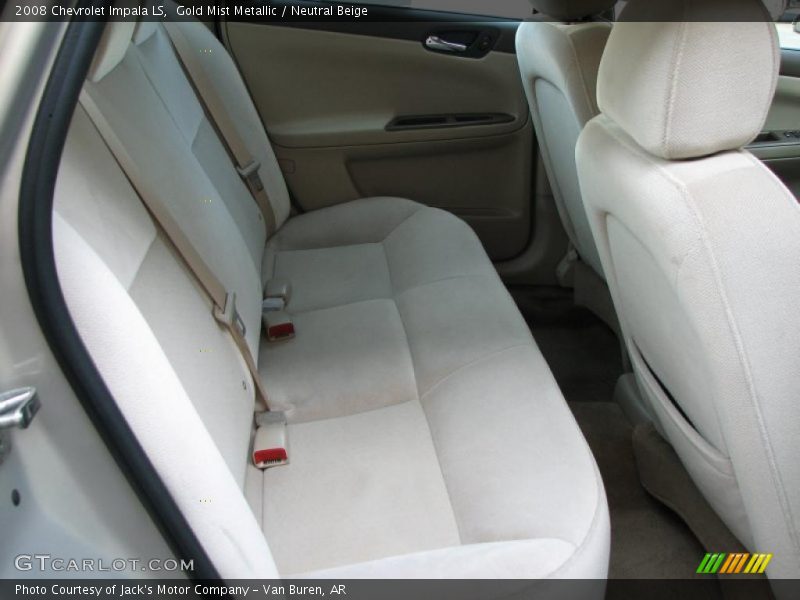 Gold Mist Metallic / Neutral Beige 2008 Chevrolet Impala LS