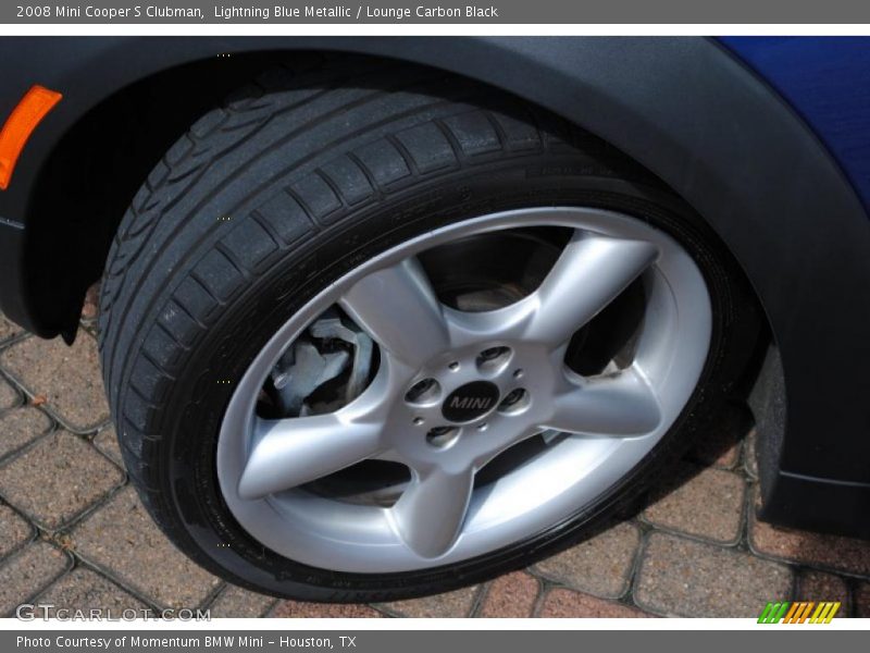 Lightning Blue Metallic / Lounge Carbon Black 2008 Mini Cooper S Clubman