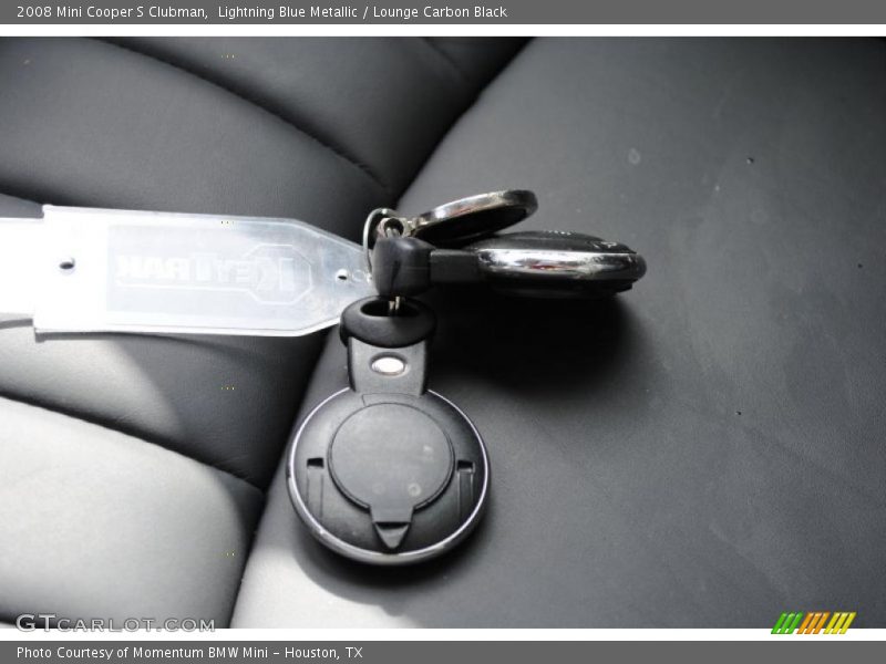 Lightning Blue Metallic / Lounge Carbon Black 2008 Mini Cooper S Clubman