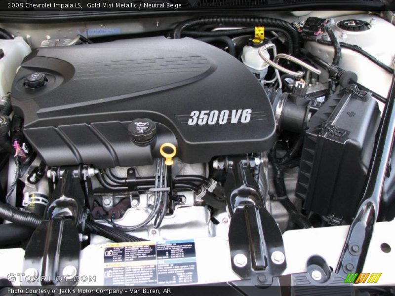 Gold Mist Metallic / Neutral Beige 2008 Chevrolet Impala LS