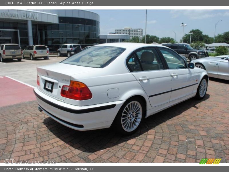 Alpine White / Beige 2001 BMW 3 Series 330i Sedan