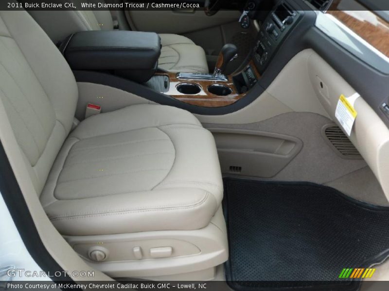 White Diamond Tricoat / Cashmere/Cocoa 2011 Buick Enclave CXL