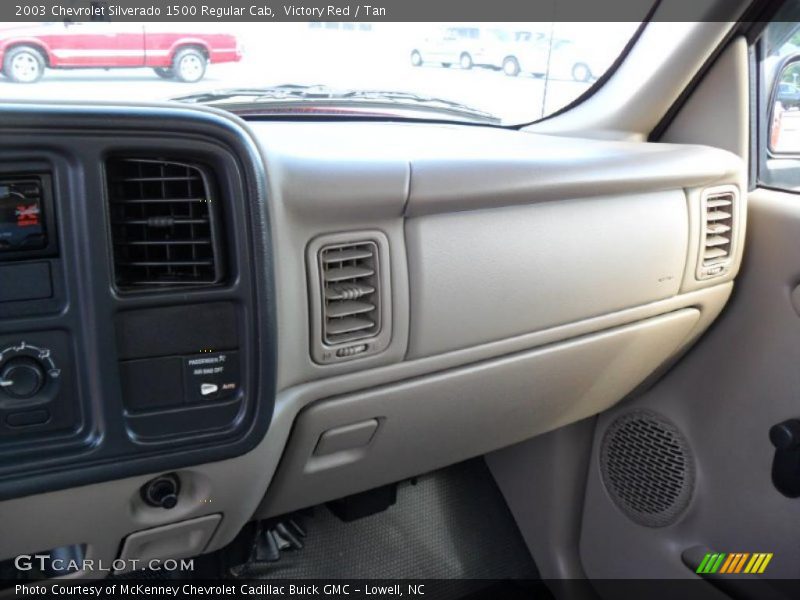 Victory Red / Tan 2003 Chevrolet Silverado 1500 Regular Cab