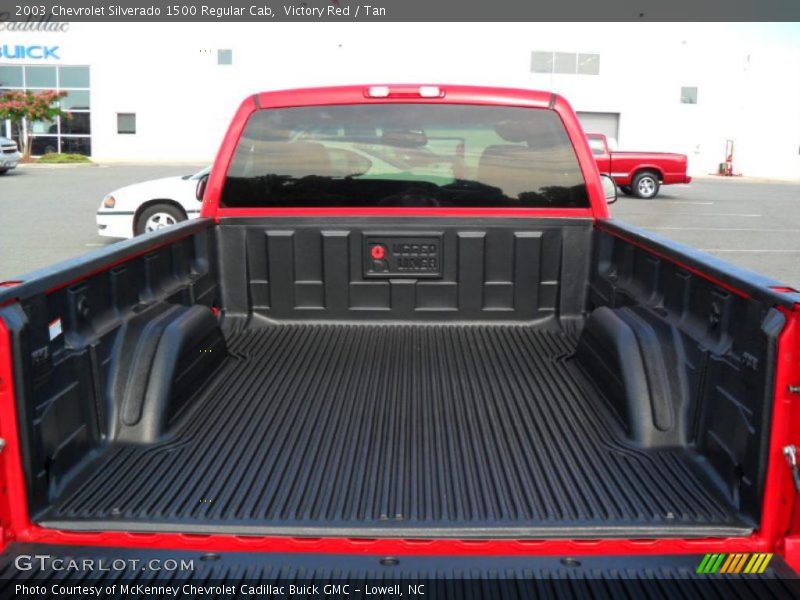 Victory Red / Tan 2003 Chevrolet Silverado 1500 Regular Cab