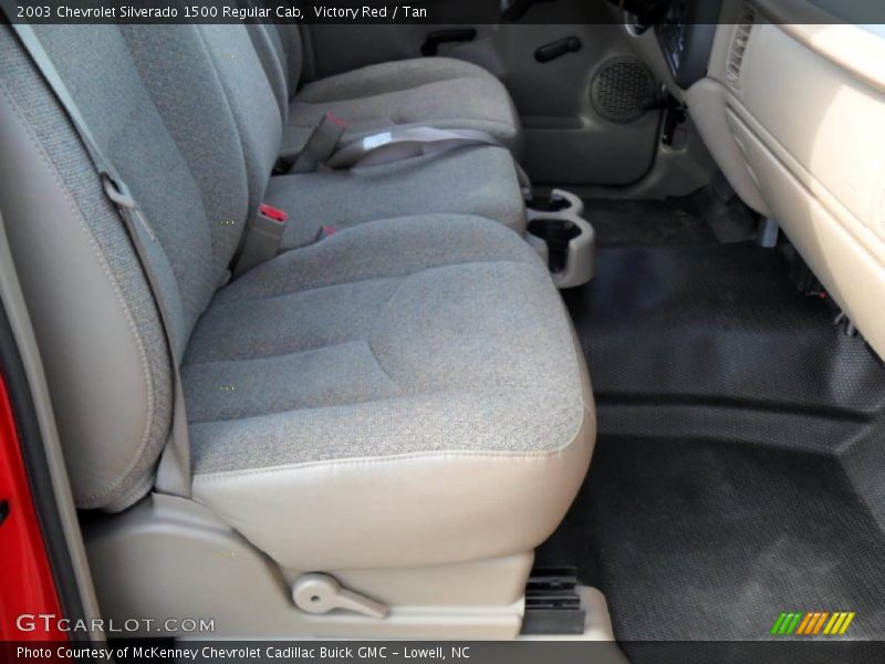 Victory Red / Tan 2003 Chevrolet Silverado 1500 Regular Cab