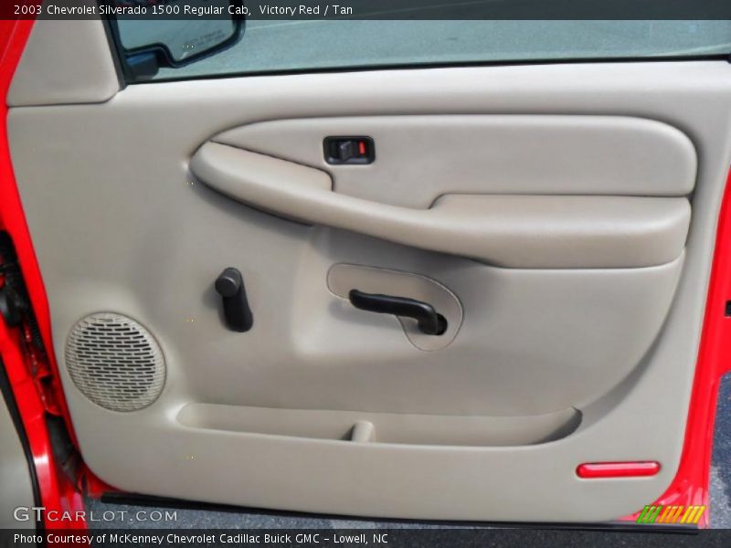 Victory Red / Tan 2003 Chevrolet Silverado 1500 Regular Cab