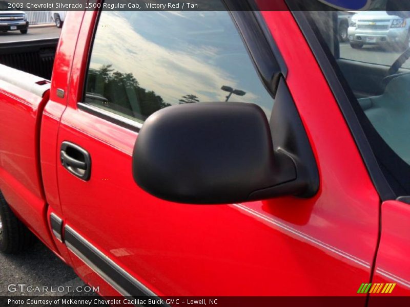 Victory Red / Tan 2003 Chevrolet Silverado 1500 Regular Cab