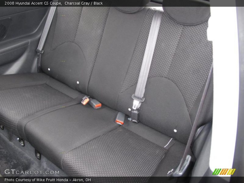 Charcoal Gray / Black 2008 Hyundai Accent GS Coupe