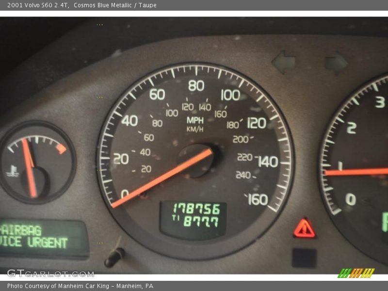 Cosmos Blue Metallic / Taupe 2001 Volvo S60 2.4T