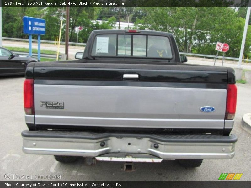 Black / Medium Graphite 1997 Ford F250 XLT Regular Cab 4x4