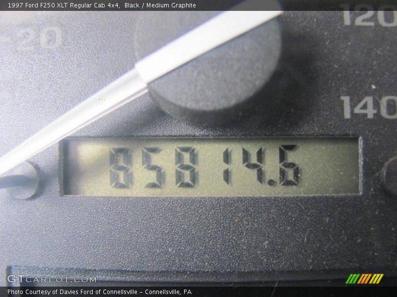 Black / Medium Graphite 1997 Ford F250 XLT Regular Cab 4x4