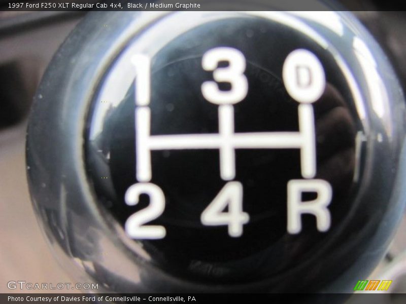 Black / Medium Graphite 1997 Ford F250 XLT Regular Cab 4x4