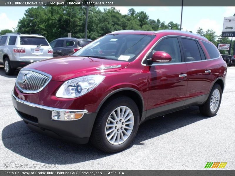 Red Jewel Tintcoat / Cashmere/Cocoa 2011 Buick Enclave CXL