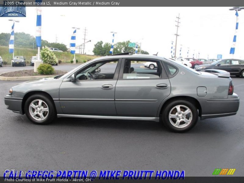 Medium Gray Metallic / Medium Gray 2005 Chevrolet Impala LS