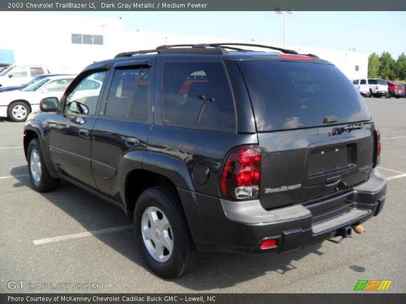 Dark Gray Metallic / Medium Pewter 2003 Chevrolet TrailBlazer LS