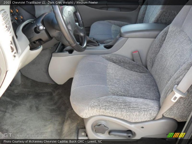Dark Gray Metallic / Medium Pewter 2003 Chevrolet TrailBlazer LS