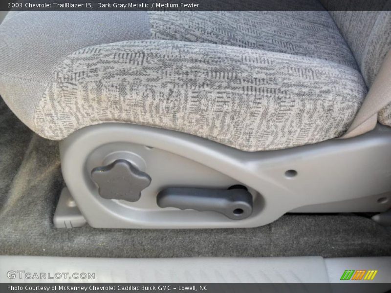 Dark Gray Metallic / Medium Pewter 2003 Chevrolet TrailBlazer LS