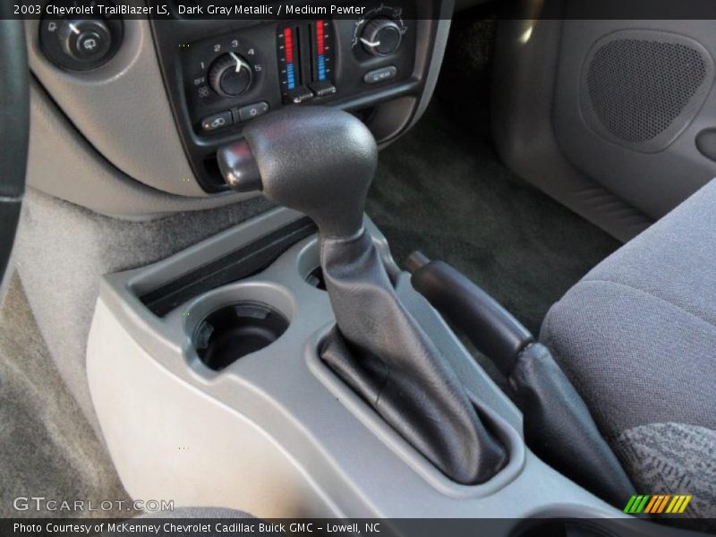 Dark Gray Metallic / Medium Pewter 2003 Chevrolet TrailBlazer LS