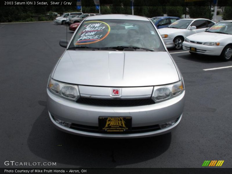 Silver / Gray 2003 Saturn ION 3 Sedan