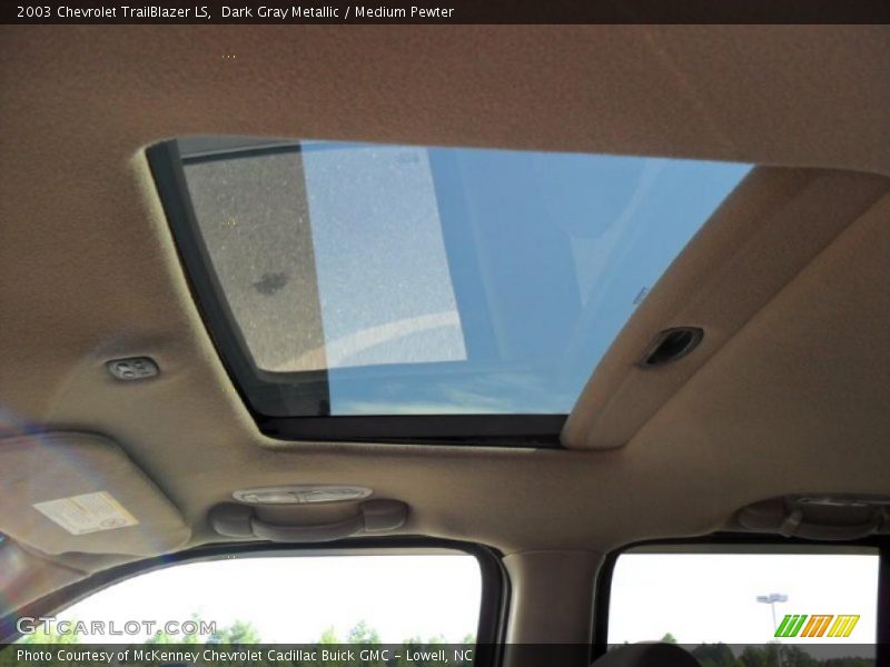 Dark Gray Metallic / Medium Pewter 2003 Chevrolet TrailBlazer LS