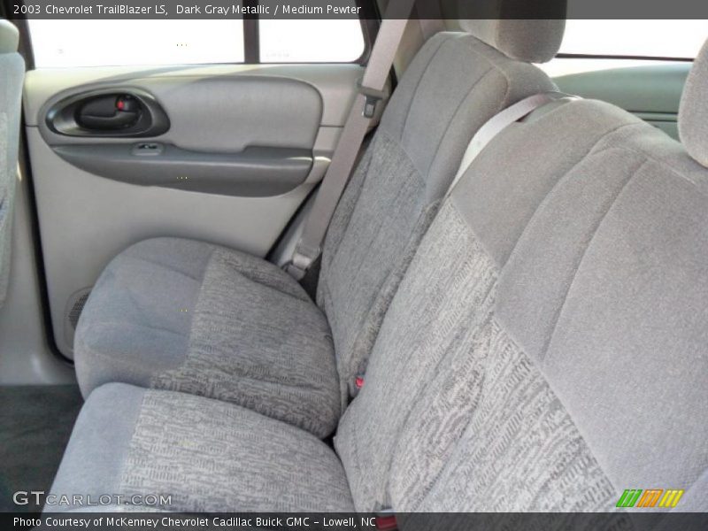 Dark Gray Metallic / Medium Pewter 2003 Chevrolet TrailBlazer LS