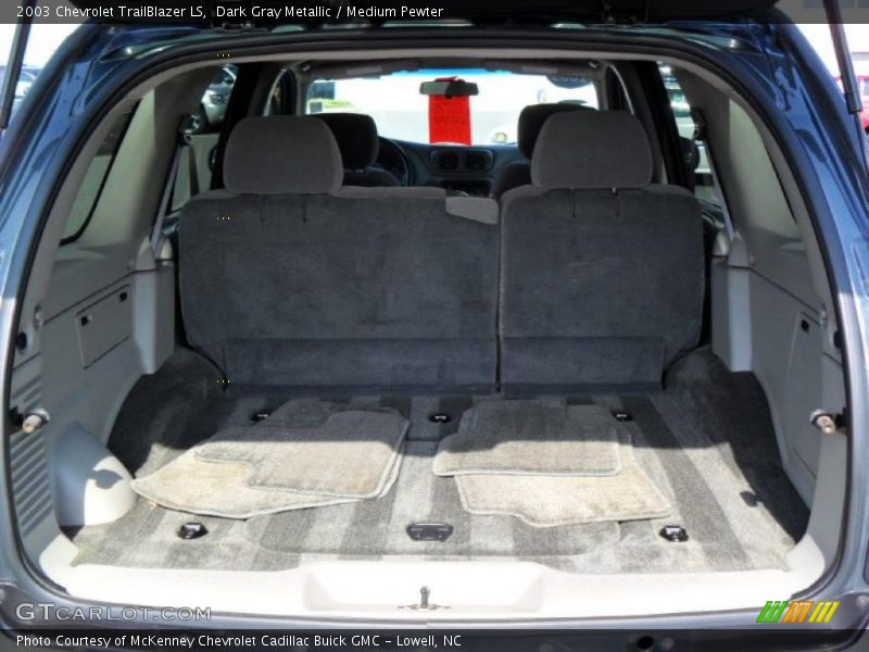 Dark Gray Metallic / Medium Pewter 2003 Chevrolet TrailBlazer LS