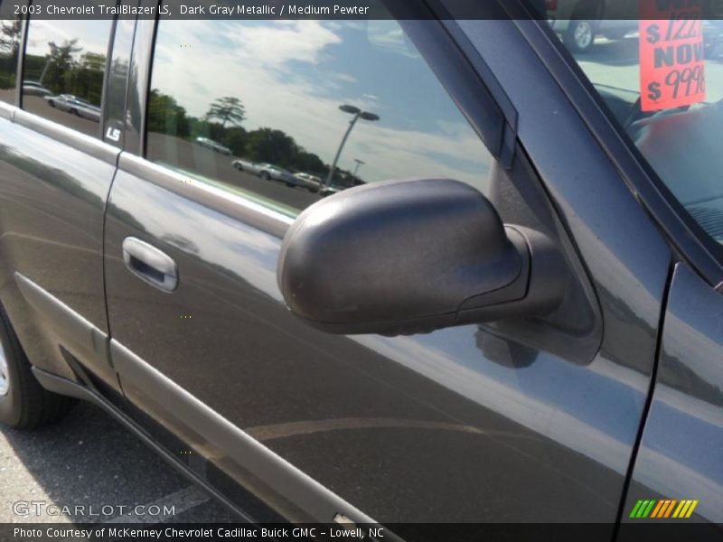 Dark Gray Metallic / Medium Pewter 2003 Chevrolet TrailBlazer LS