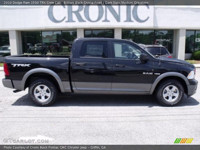 Brilliant Black Crystal Pearl / Dark Slate/Medium Graystone 2010 Dodge Ram 1500 TRX Crew Cab