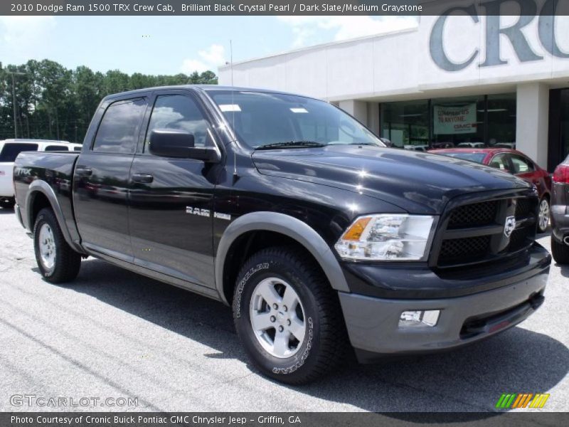 Brilliant Black Crystal Pearl / Dark Slate/Medium Graystone 2010 Dodge Ram 1500 TRX Crew Cab