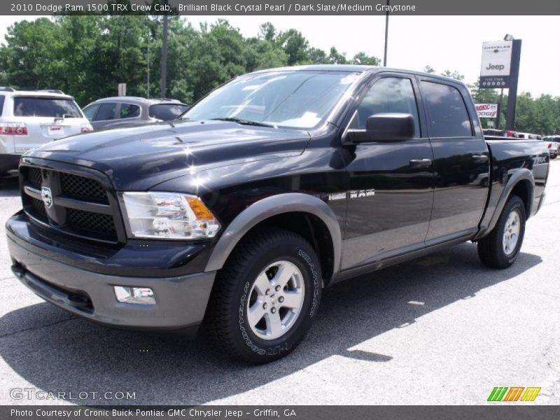 Brilliant Black Crystal Pearl / Dark Slate/Medium Graystone 2010 Dodge Ram 1500 TRX Crew Cab