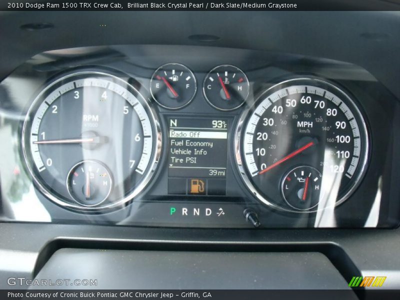 Brilliant Black Crystal Pearl / Dark Slate/Medium Graystone 2010 Dodge Ram 1500 TRX Crew Cab