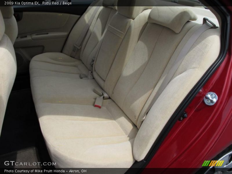 Ruby Red / Beige 2009 Kia Optima EX