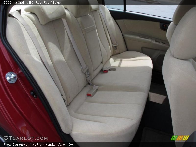 Ruby Red / Beige 2009 Kia Optima EX