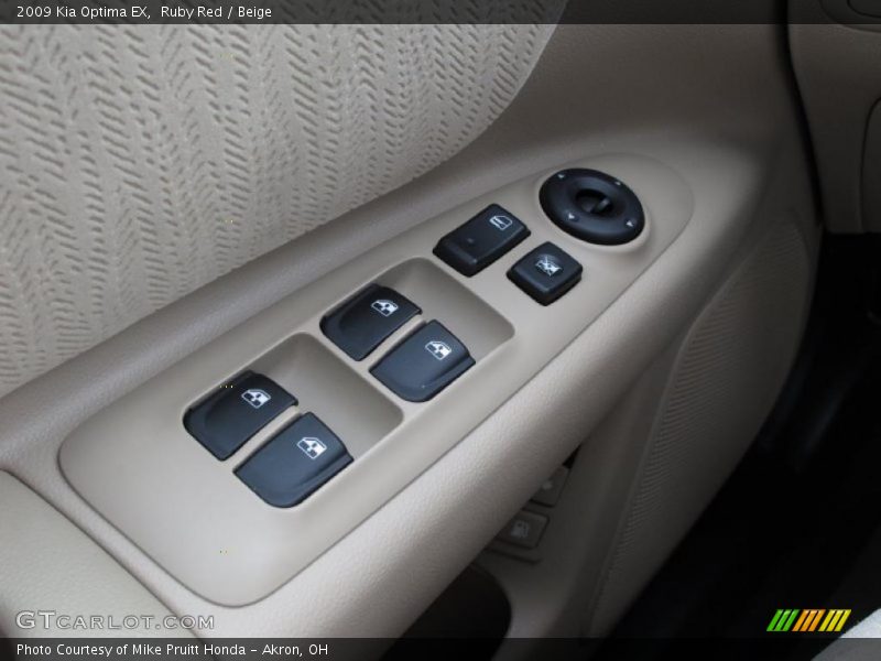Ruby Red / Beige 2009 Kia Optima EX
