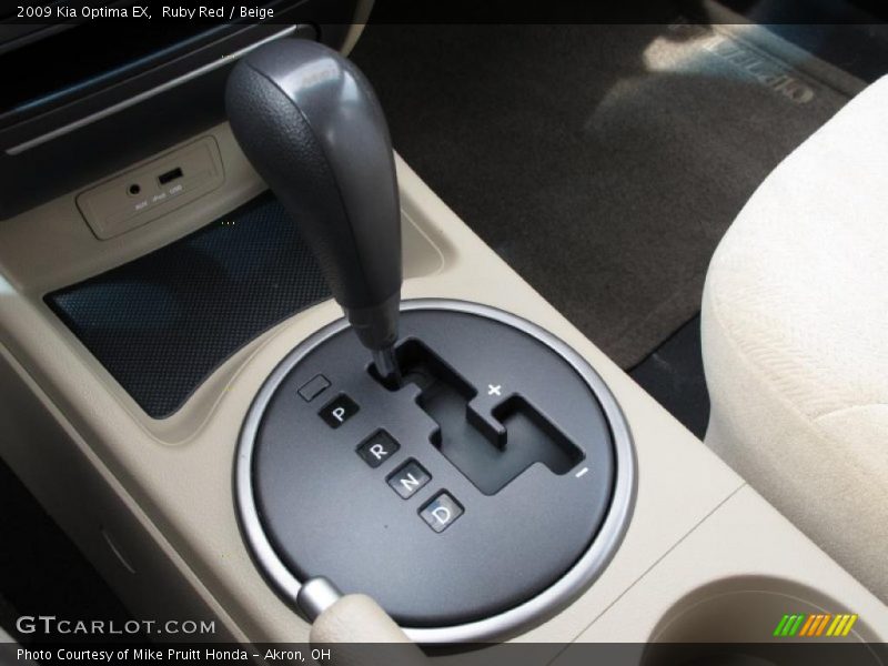 Ruby Red / Beige 2009 Kia Optima EX