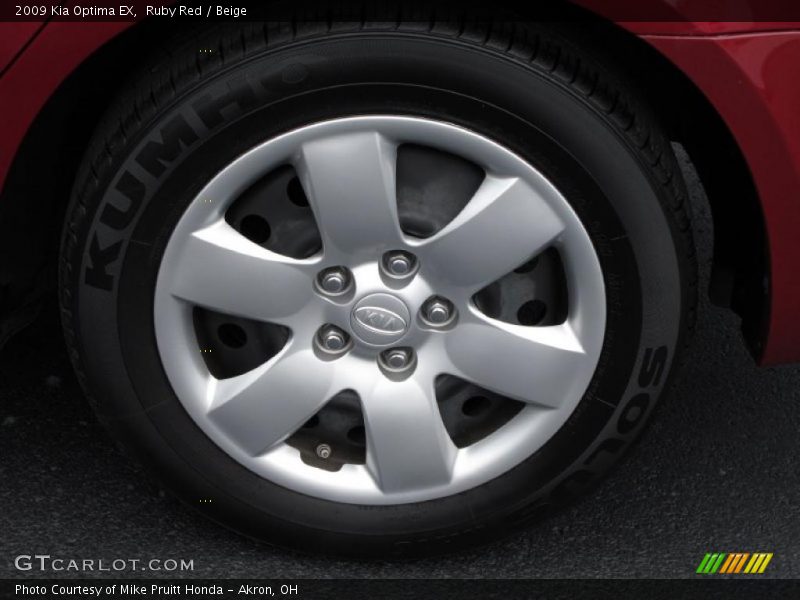Ruby Red / Beige 2009 Kia Optima EX
