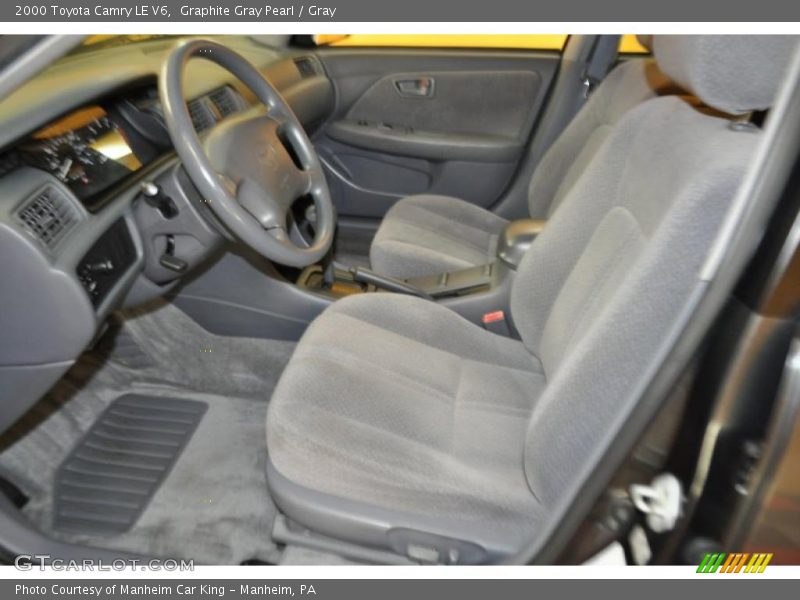 Graphite Gray Pearl / Gray 2000 Toyota Camry LE V6