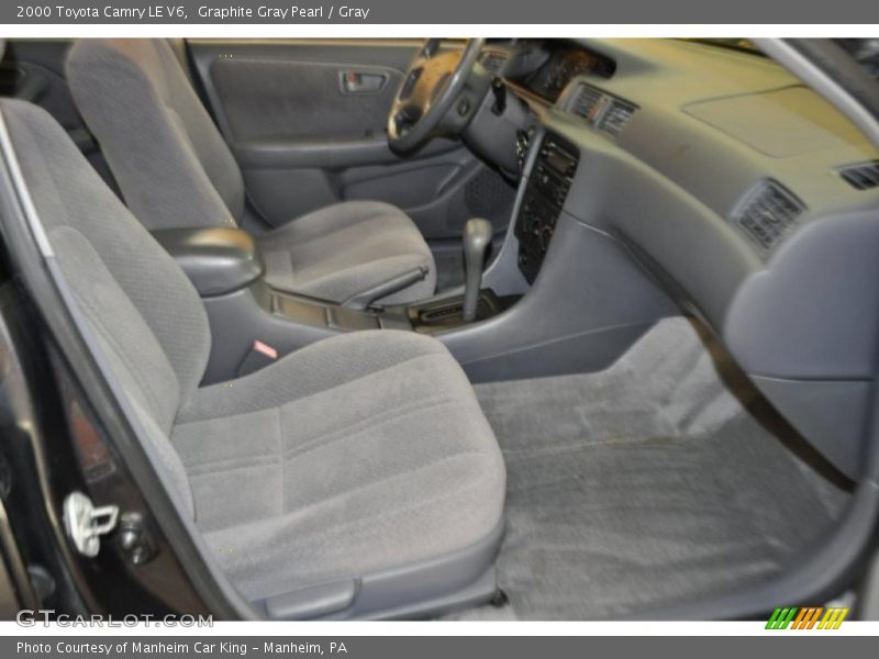 Graphite Gray Pearl / Gray 2000 Toyota Camry LE V6