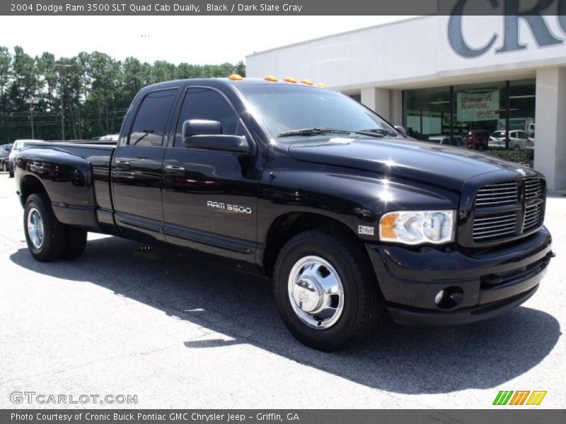 Black / Dark Slate Gray 2004 Dodge Ram 3500 SLT Quad Cab Dually