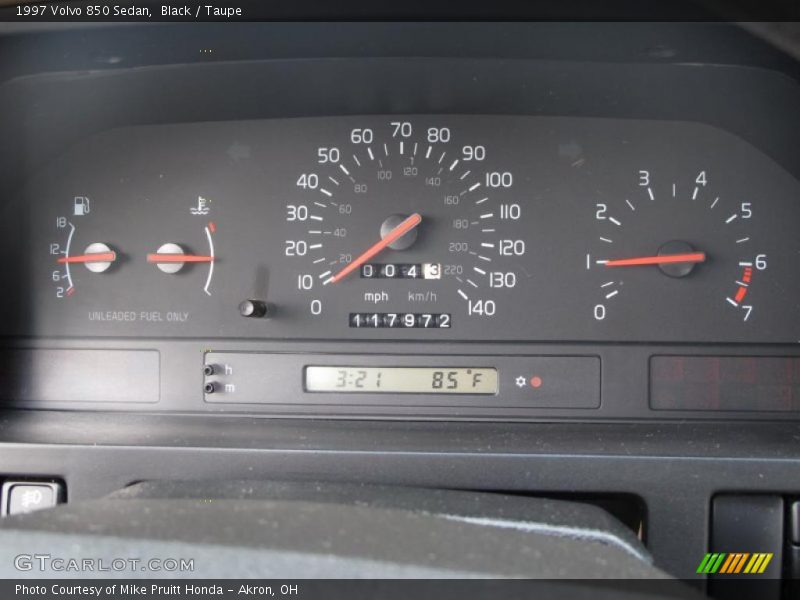 Black / Taupe 1997 Volvo 850 Sedan