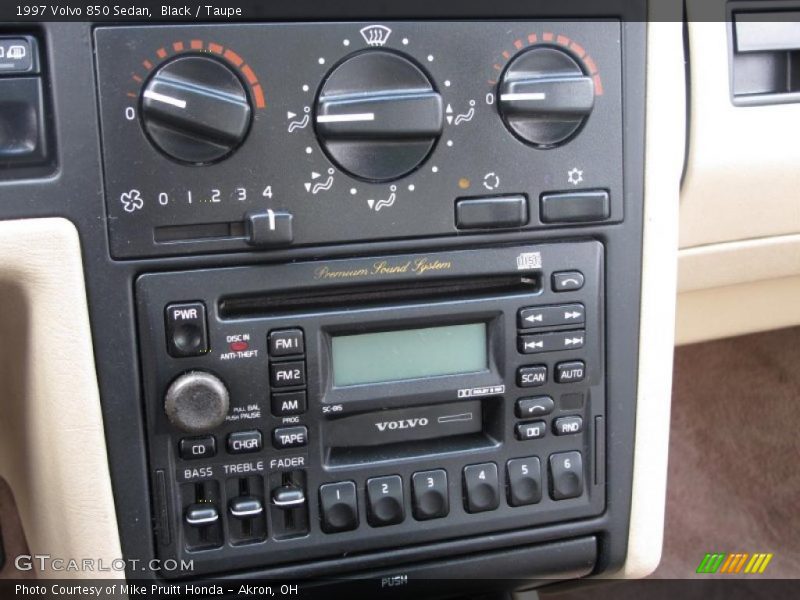 Black / Taupe 1997 Volvo 850 Sedan