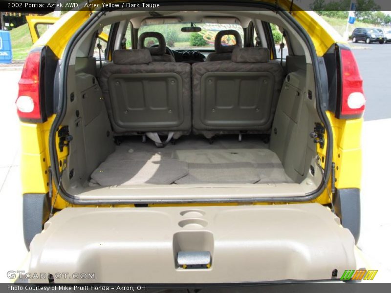 Aztec Yellow / Dark Taupe 2002 Pontiac Aztek AWD