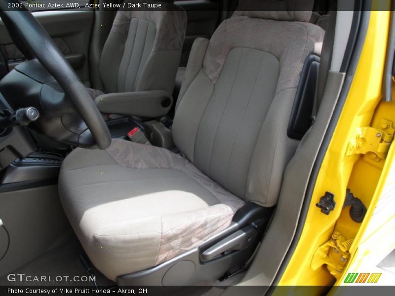 Aztec Yellow / Dark Taupe 2002 Pontiac Aztek AWD