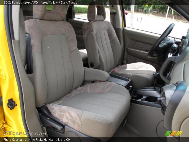 Aztec Yellow / Dark Taupe 2002 Pontiac Aztek AWD