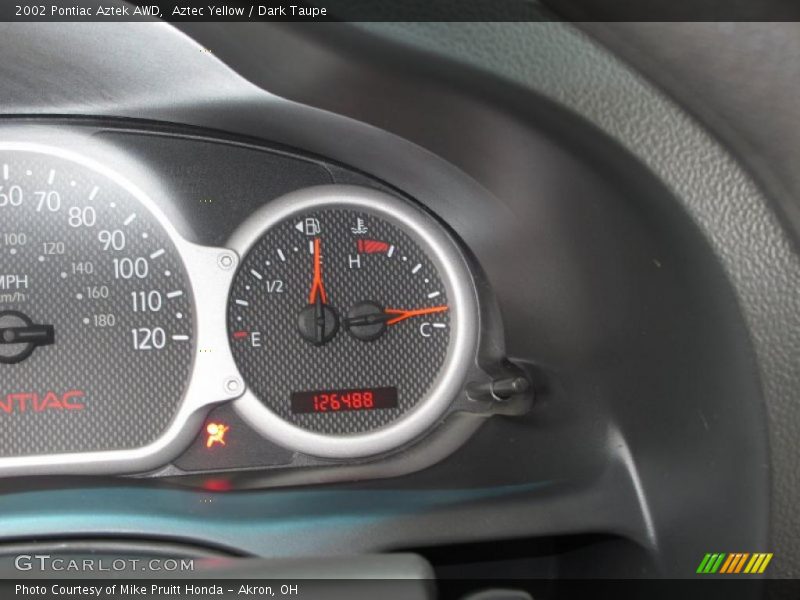 Aztec Yellow / Dark Taupe 2002 Pontiac Aztek AWD