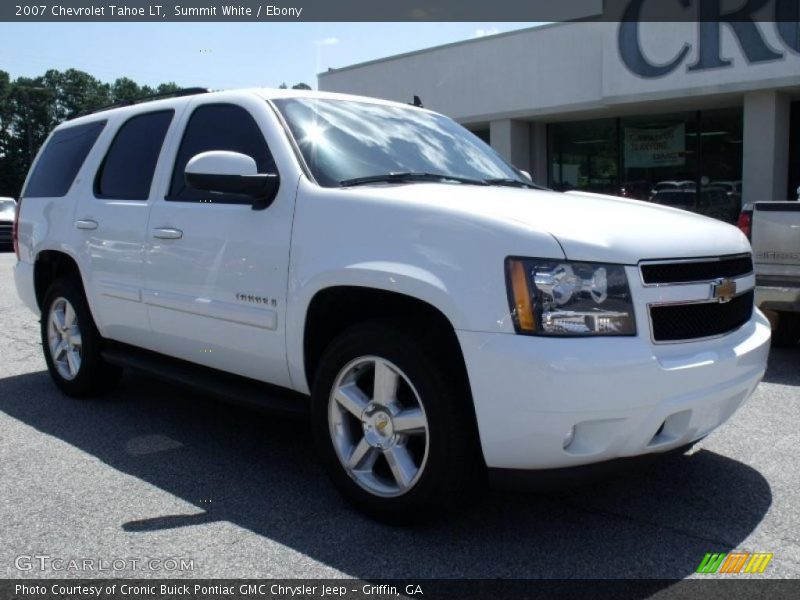 Summit White / Ebony 2007 Chevrolet Tahoe LT