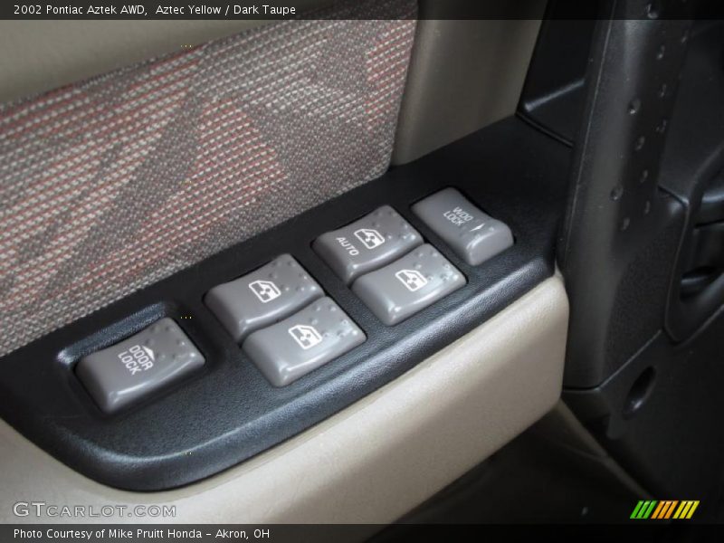Aztec Yellow / Dark Taupe 2002 Pontiac Aztek AWD