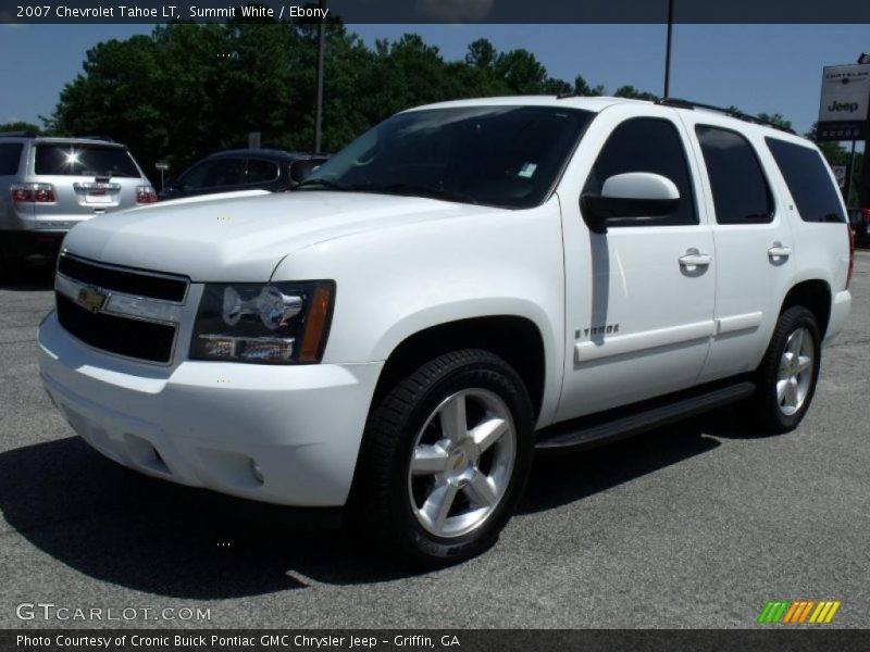 Summit White / Ebony 2007 Chevrolet Tahoe LT