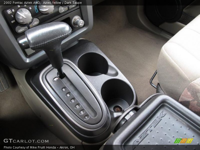 Aztec Yellow / Dark Taupe 2002 Pontiac Aztek AWD
